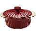 Good Cook 1.5 Quart Ceramic Covered Casserole, Red