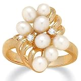 Pearl/Crystal Ring