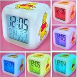 Winnie The Pooh Alarm Clock w/ Soothing Glow LED Lights And Thermometer