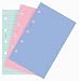 Filofax MINI Fashion Colored Ruled Notepaper