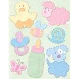 K&Company Sweet Pea Snuggle Bug Grand Adhesions Stickers