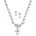 Vintage Pearl Cluster Necklace Set
