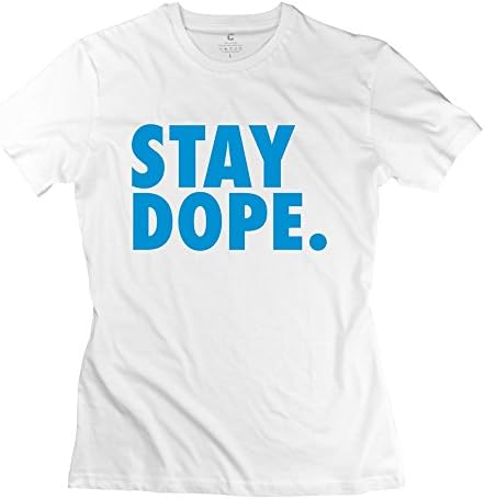 Women's Tee Cute Stay Dope Tee White Size XXL