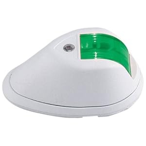 Perko 0254W00DP1 White Marine Vertical Side Mount Bow Light - Pack of 2