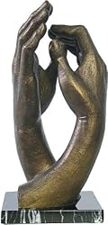 Cathedral Clasping Hands Statue by Rodin