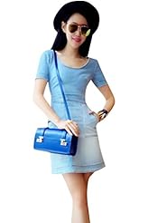 Short Sleeves Cotton  Dress