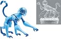 Ben 10 Alien Force - 10cm Alien Collection Spidermonkey