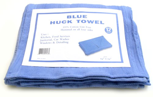 Tools: Galaxy Products BHT12 Blue Huck Towels 12 Pack
