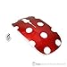 TopCase Polka Dot Design Red USB Optical Wireless Mouse for Macbook (pro , air) and All Laptop + TopCase Designed Chevron Mouse Pad