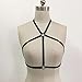 Mallcat Women Harness Elastic Strappy Bandage Hollow Out Bra