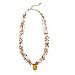 Glass Beads, Dabka Zari Thread, Amber Multistrand Pendant 