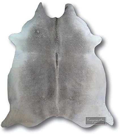 Grey Cowhide Rug - Luxurious Unique & Gaucho Cow Hide by Kaymanta