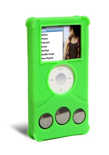 ifrogz Audiowrapz Speaker Case for iPod nano 3G (Neon Green)