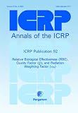 ICRP Publication 92: Relative Biological Effectiveness (RBE), Quality Factor (Q), and Radiation Weighting Factor (wR)
