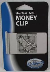 Bull Rider Money Clip