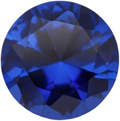 Jaz77 - Lab-Created Synthetic Blue Spinel Diamond Cut Round 1.2 mm (250 pcs) AAA Top Quality Loose Stones