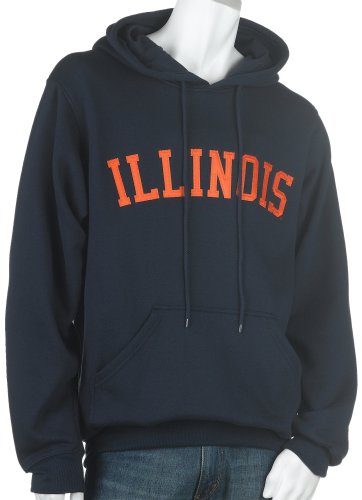 Soffe University of Illinois Hoodie with Tackle Twill Logo