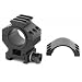 TMS HEAVY DUTY TACTICAL Medium SCOPE RING SET 30MM 1" PICATINNY WITH ACCESSORY RAIL TOPS