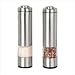 Kalorik PPG26914 Brushed-Stainless-Steel Battery-Operated Salt-and-Pepper Grinder Set