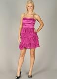 Pleated Satin Chiffon Pick-Up Formal for Bridesmaid Formal Prom