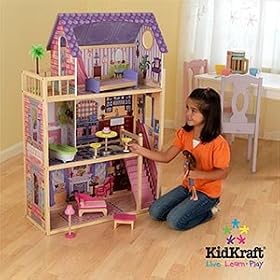 KidKraft Elizabeth Kayla Dollhouse + 10 Pieces of Furniture by KidKraft