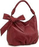 Leather ''Ibiza'' Hobo by Vitalio - Red, Brown, Black or Dark Blue