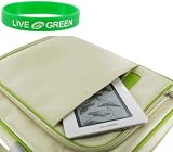Carrying Case Bag for Sony VAIO VGN-NW120J/W 15.5-Inch (Pinn Series Cream / Green)