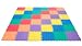 Rainbow (6 Colors) Interlocking Foam Wonder Mats: 36 Pieces 12 X 12 X ~5/8 Thick