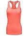 DRESSIS Women's Scoop Neck Sleeveless Racerback Fitted Cotton Tank Top (19 COLORS)