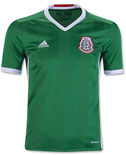 Adidas Kid's Mexico Home Soccer Jersey (Green)