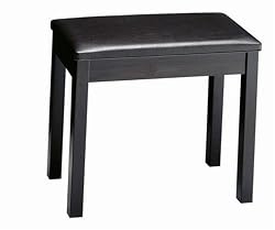 Yamaha BB1 Padded Bench for the Yamaha P65 and DGX520, Black Finish