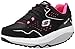 Skechers Women's Shape Ups Everyday Comfort Fashion Sneaker, Black/Hot Pink, 9.5 M US