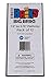 Premium Big Briks Black, White, Clear, and Gray Baseplate Set - 12 Pack - Compatible with All Major Large Size Brands - Large Pegs