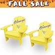 13734 Lohasrus Fall Sale - 2 Kids Patio Chair MM20122, Passed Safety Standards ASTM F963-07, Dual Non-toxic Clear Painted Fir, for ages 2 to 6, Free Drawing Book