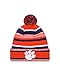 New Era NCAA Clemson Tigers College NE14 Sport Knit Beanie, One Size, Orange