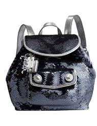 Coach Limited Edition Poppy Sequin Backpack Daypack 