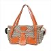 Maria Diaper Bag in Tangerine Orange
