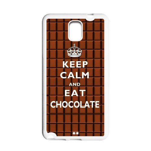 Keep Calm and eat chocolate Design Plastic and TPU Custom Case for SamsungGalaxy Note3 Cover