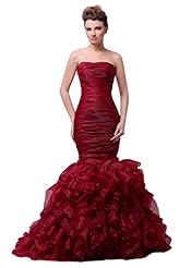 Strapless Sheath  Organza Quinceanera Dress  with a Brush/Sweep Train  With Ruffles