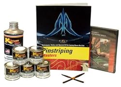 KUSTOMSHOP LETTERING ENAMEL/PINSTRIPE 5 KIT PAINT COLOR