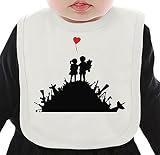 Banksy Girl With A Red Balloon ネクタイを有する有機ビブ Medium