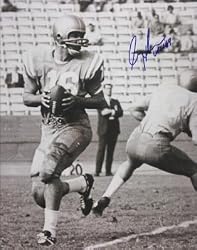 Gary Beban Autographed UCLA Bruins 8x10 Photo - 1967 Heisman Trophy Winner