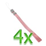 GTMax 4x Pink Wrist Strap for Nintendo Wii / 3DS / DSi / Sony PSP