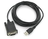 USB to RS232 Serial DB9 Cable Adapter FTDI Chipset 10 Feet Supports Windows 7 64bit