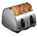 Kenwood 4 Slice Brushed Steel Toaster TTM406