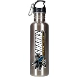 San Jose Sharks NHL 26 oz. Stainless Steel Water Bottle