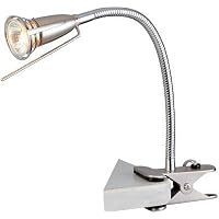 Lite Source LS-156PS Seeker Metal Clip-On Lite, Polished Steel / Chrome