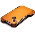 ハンドメイドレザーケース for iPhone4 & 3GS(ブラウン)