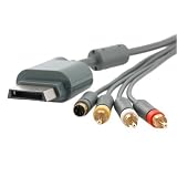 AV Composite and S-Video Cable for Microsoft Xbox 360