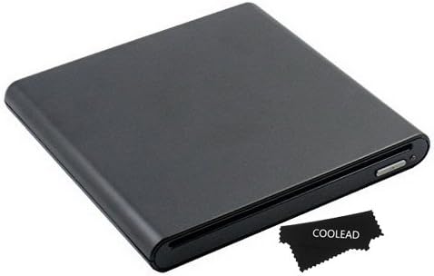COOLEAD- Slimline USB Slot Loading External CD RW DVD ROM Combo Drive for For Apple MacBook Air Pro iMac Mac OS Laptop Desktop PC Cumputer Windows 98/2000/ME/XP/VISTA/7/8 OS, Black